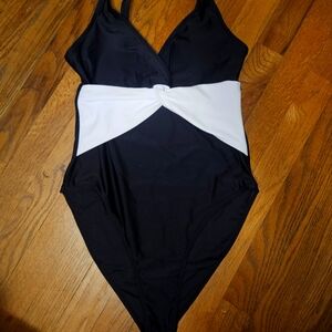Black and White Swimsuit